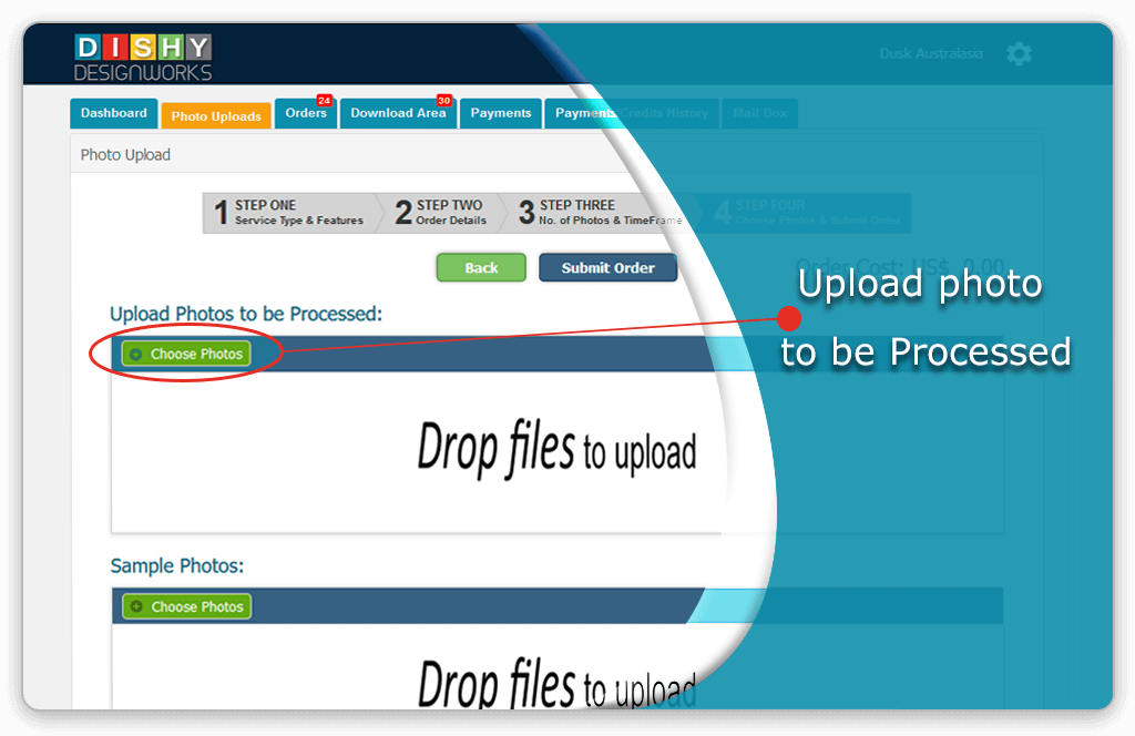 Step 6: Select your Files to Upload